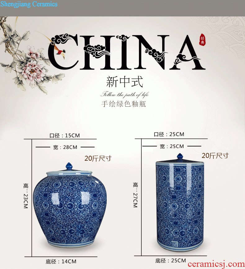 Sitting room be born 274 jingdezhen ceramics vase contemporary and contracted household adornment handicraft decoration furnishing articles