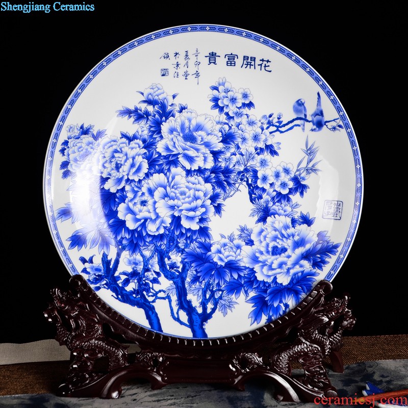 Jingdezhen ceramics famous hand-painted vases, flower arrangement Years more than the sitting room of Chinese style household adornment furnishing articles