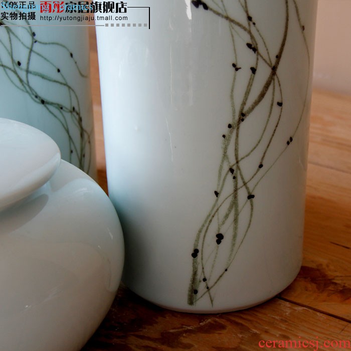 Rain tong home | jingdezhen ceramics craft exquisite originality pig lovely father and son/girl sweet home furnishing articles