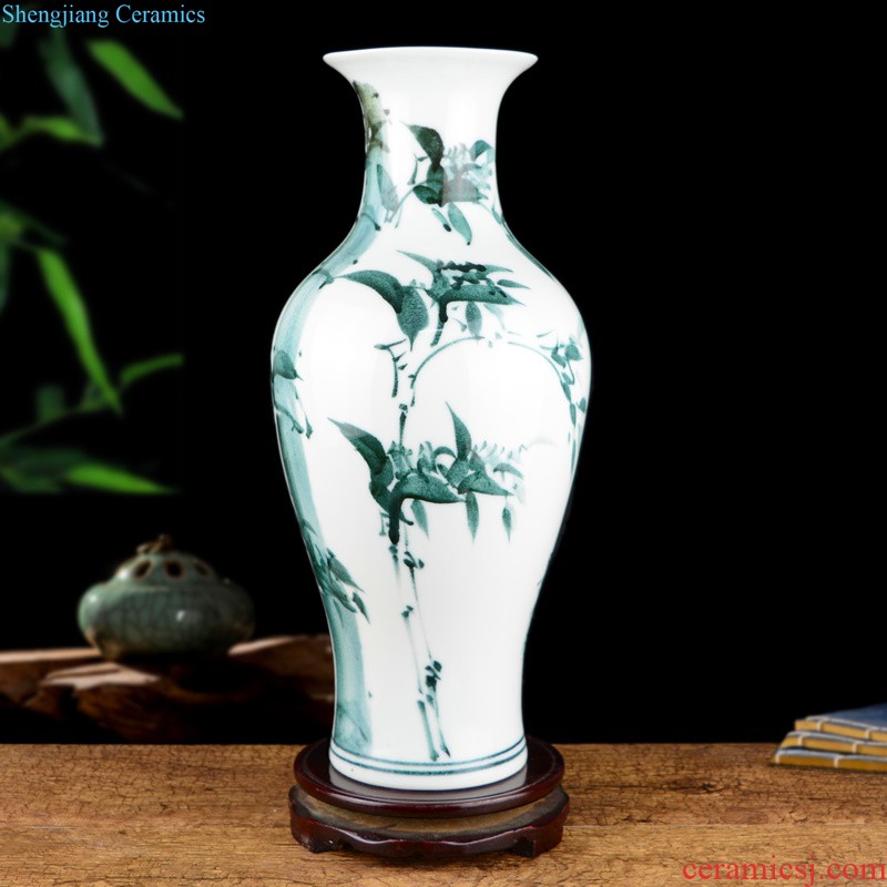 Jingdezhen ceramic modern new Chinese style flower vase The sitting room TV wine porch place home decoration