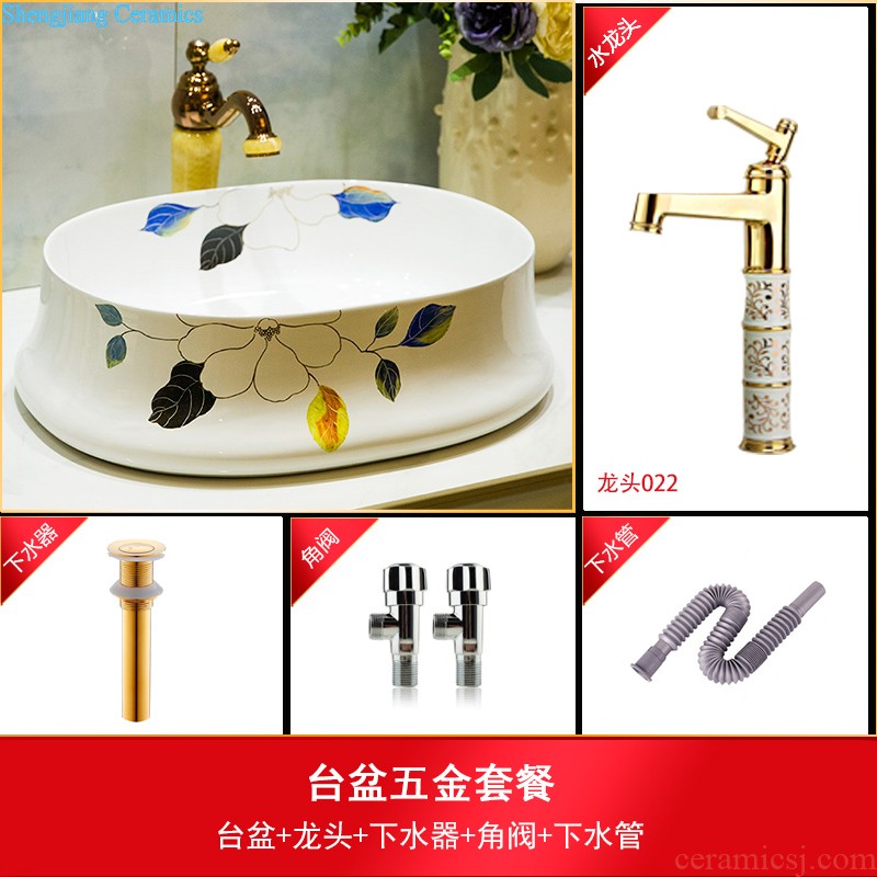 Koh larn, qi stage basin sink lavatory ceramic european-style bathroom art basin of the basin that wash a face