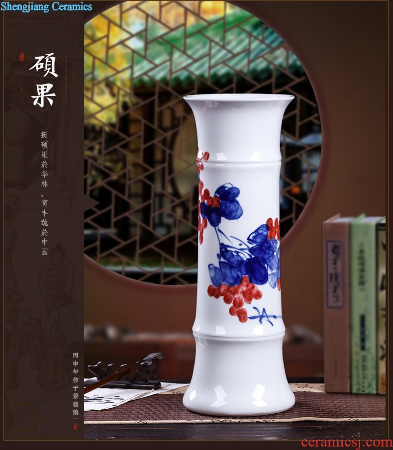 Jingdezhen ceramics vase general antique blue and white porcelain jar storage tank craft supplies modern household furnishing articles