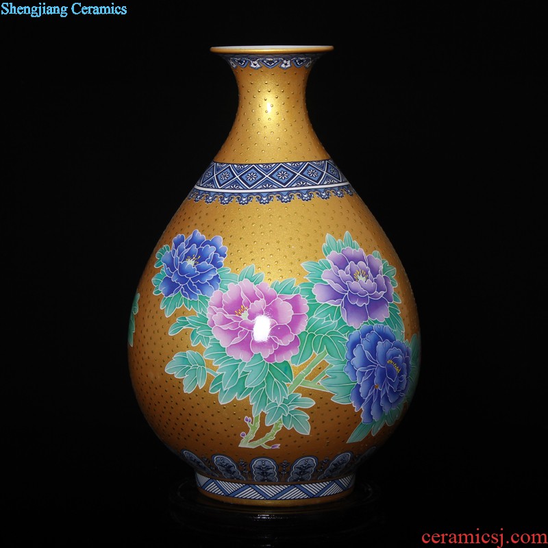 Aj45 jingdezhen ceramics of large vase furnishing articles rich lad admiralty bottles of the sitting room of Chinese style household furnishing articles