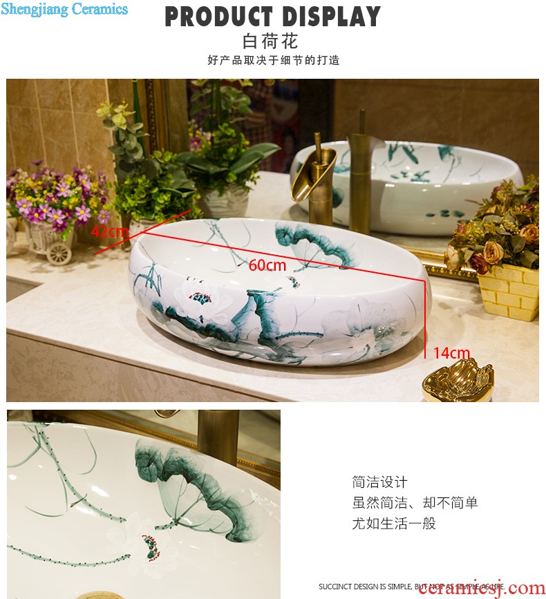 Koh larn qi ceramic wash mop pool large Mop pool slot diamond mop Drag the trumpet to mop sink basin of the balcony