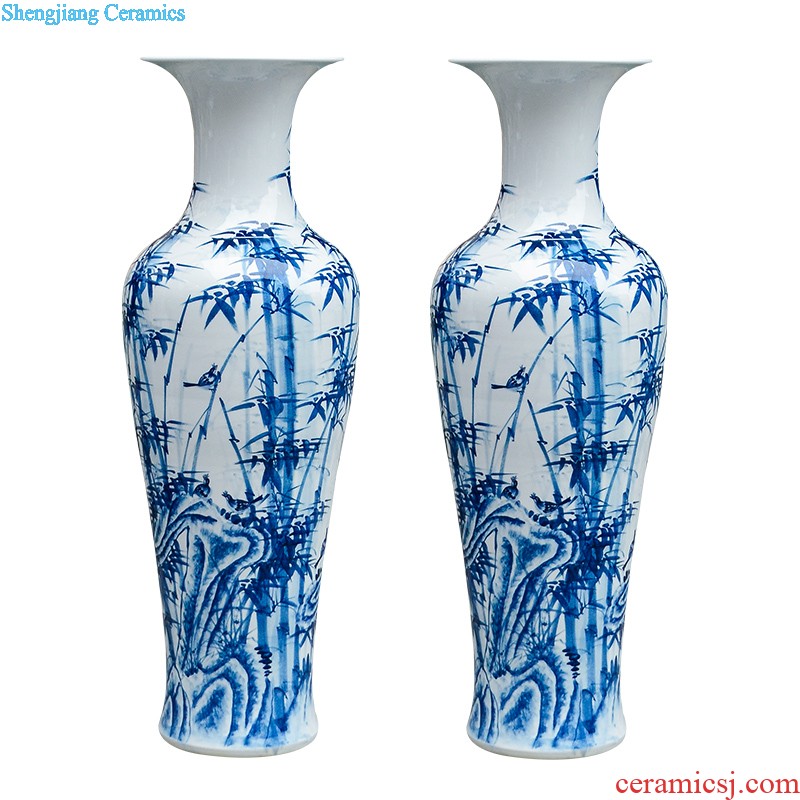 Jingdezhen ceramics China red every year more than the French vase wedding creative nnyy sitting room place decoration