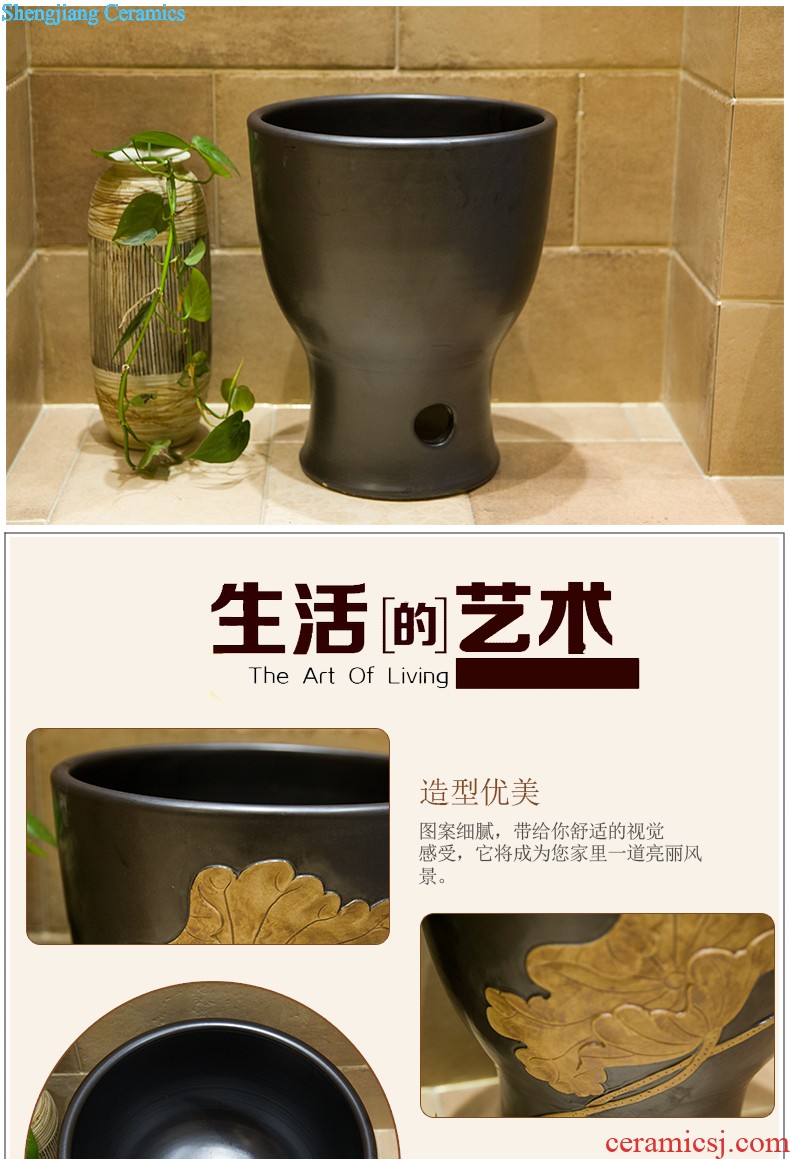 Koh larn, qi stage basin sink lavatory ceramic european-style bathroom art basin of the basin that wash a face