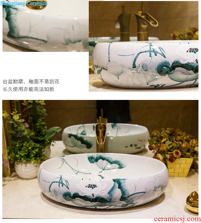 Koh larn qi ceramic wash mop pool large Mop pool slot diamond mop Drag the trumpet to mop sink basin of the balcony