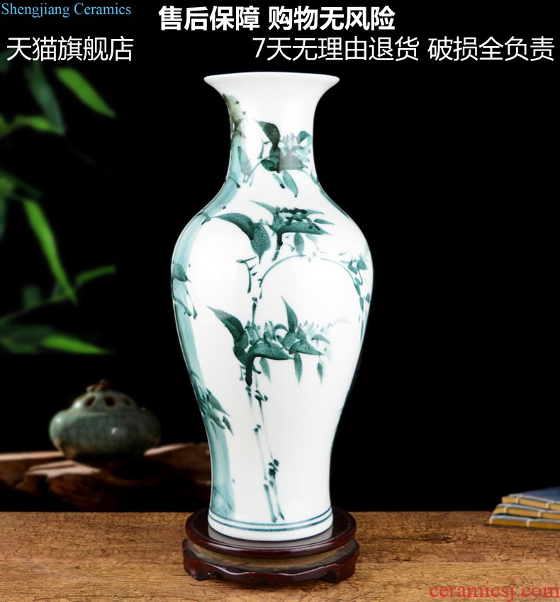 Jingdezhen ceramic modern new Chinese style flower vase The sitting room TV wine porch place home decoration