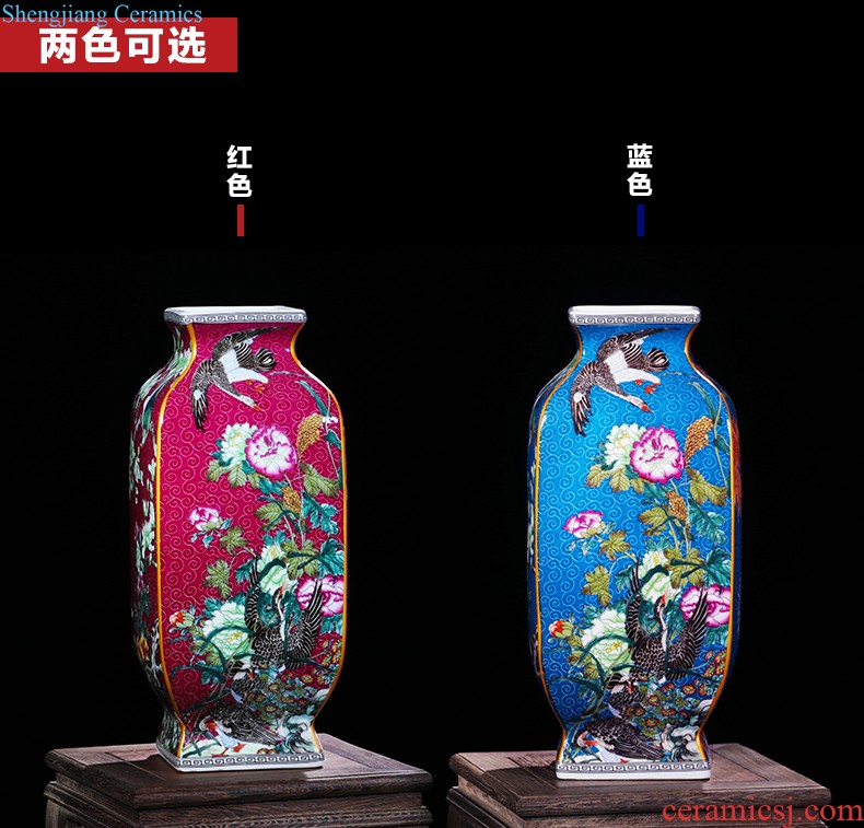 Hand-painted cornucopia of blue and white porcelain of jingdezhen ceramics feng shui plutus furnishing articles sitting room of new Chinese style household ornaments