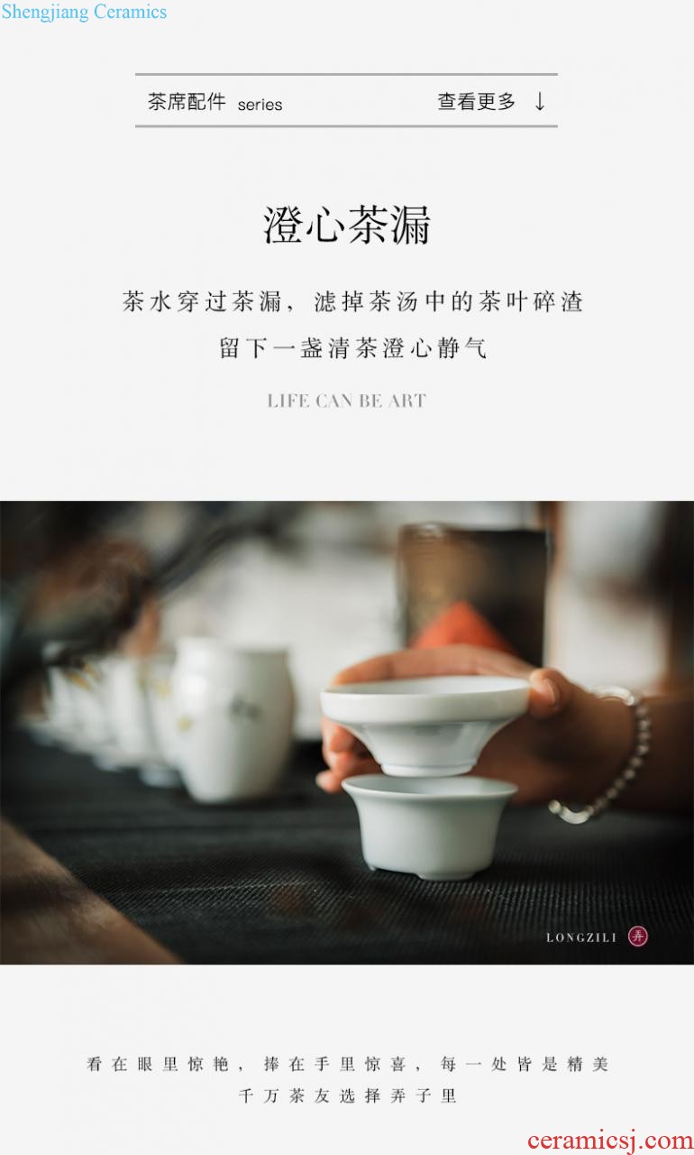 Jingdezhen ceramic suit contracted Chinese gift box Only three tureen tea cup home tea pot of a complete set of tea sets