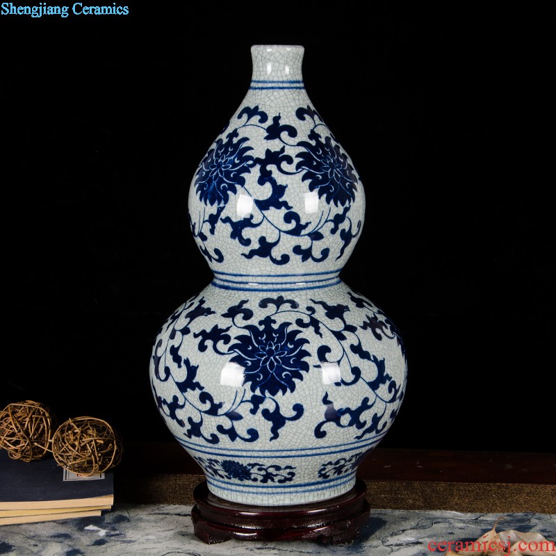 Aj207 jingdezhen ceramics European large vases, flower arranging TV ark adornment is placed large living room