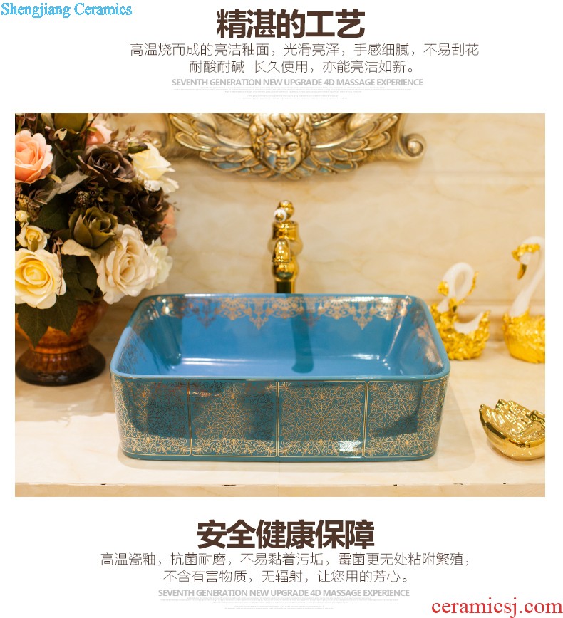 The package mail on bonsai, ceramic lavabo that defend bath lavatory basin art basin waist drum the colour it is