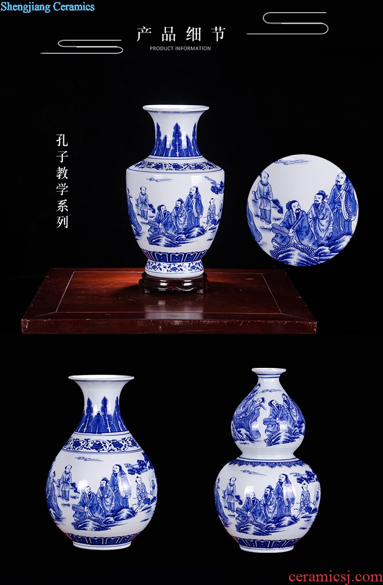 C176 jingdezhen ceramic large aquarium fish bowl goldfish turtle rock cylinder to heavy water lily bowl lotus basin of porcelain