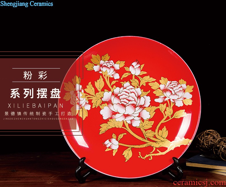 D051 imitation of jingdezhen ceramics kiln crack open a piece of vases, flower arranging antique Chinese sitting room adornment is placed