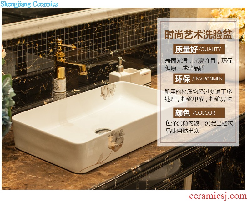 Koh larn, qi ceramic sanitary ware of toilet stage basin sink bathroom sinks art basin of lake basin