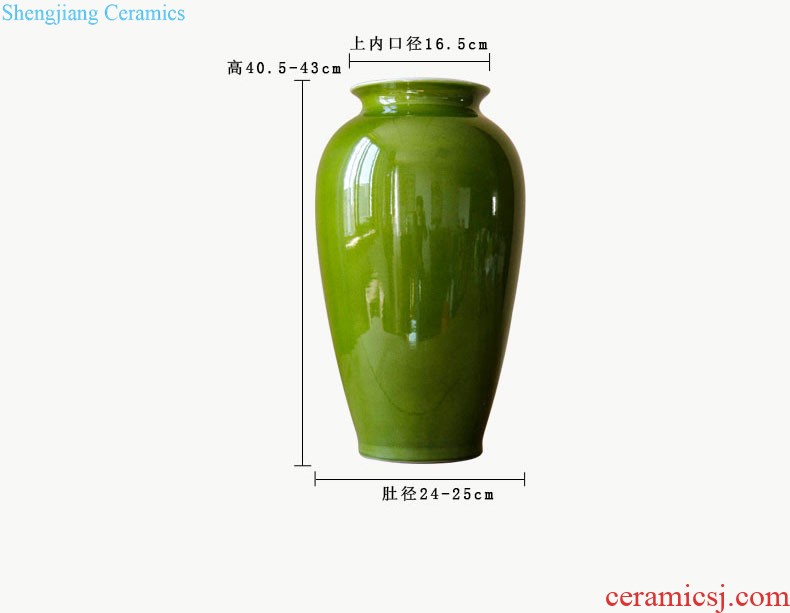 The rain tong home | shadow green craft porcelain of jingdezhen ceramics monkey sitting room ceramic household adornment furnishing articles