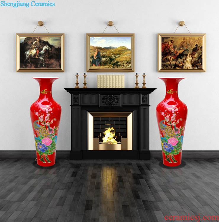 Famous master of jingdezhen ceramics vases, flower arrangement home sitting room adornment handicraft furnishing articles sz03 TV ark