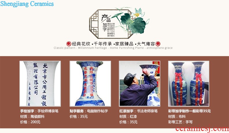 Jingdezhen ceramics three-piece vase modern Chinese style household sitting room porch decoration crafts are arranging flowers