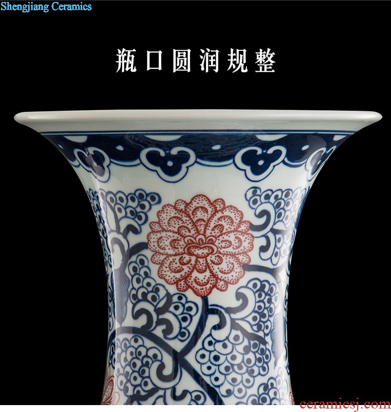 Jingdezhen ceramics noctilucent floret bottle of flower arranging contemporary and contracted household act the role ofing is tasted table sitting room adornment is placed