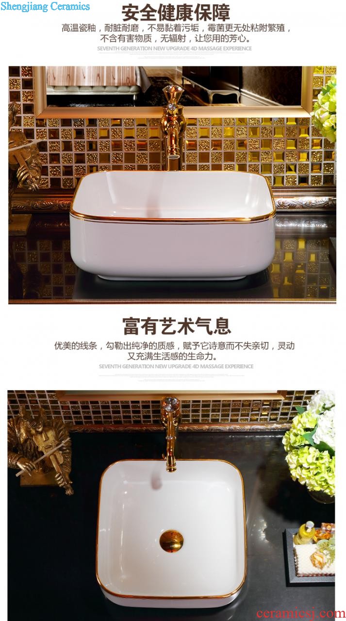 Koh larn, qi ceramic art basin balcony mop mop pool pool floor mop pool flat peach garden