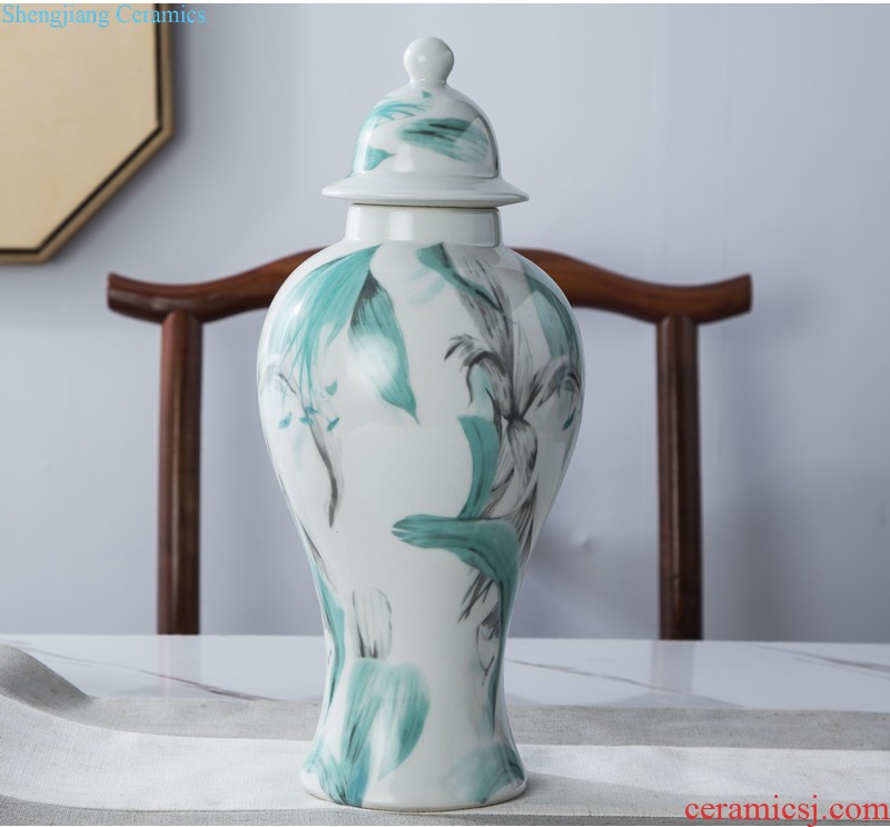 North European contemporary and contracted ceramic vase origami dried flowers flower arrangement sitting room small and pure and fresh home furnishing articles