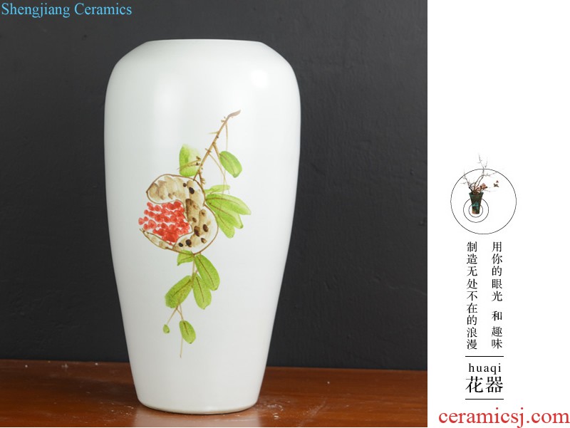 Jingdezhen ceramic hand-painted vases furnishing articles celebrity master new Chinese style household act the role ofing is tasted the sitting room porch place by hand