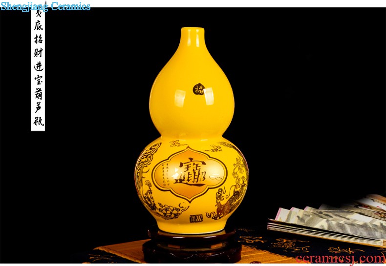 Jingdezhen ceramics of large vase very large hotel furnishing articles sitting room adornment opening gifts e139 villa