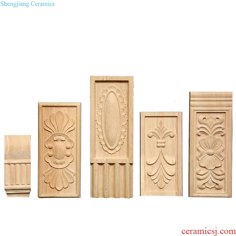 Foot european-style solid wood carve patterns or designs on woodwork tooth board furniture decoration panel leg solid wood tea table skirt plate TV ark coaming skirt