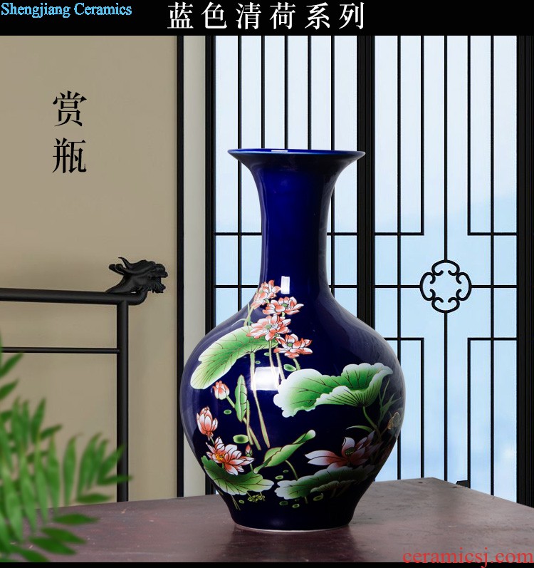 E190 jingdezhen ceramics for more than year after year of large vase household adornment handicraft furnishing articles large living room