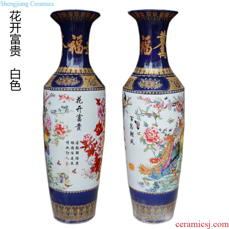 Jingdezhen ceramic hand-painted vases furnishing articles celebrity master new Chinese style household act the role ofing is tasted the sitting room porch place by hand