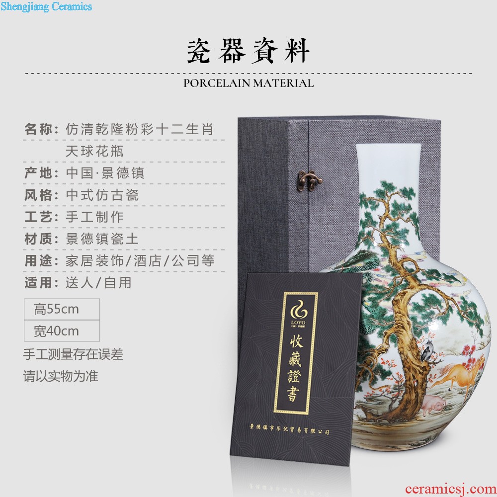 Archaize of jingdezhen ceramics handicraft collection sitting room place pastel 18 arhats porcelain wang needed bottled act the role ofing is tasted