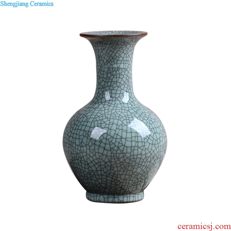 Jingdezhen ceramics Lrene hand-painted peony flowers very beautiful vase Vogue to live in the sitting room furnishing articles