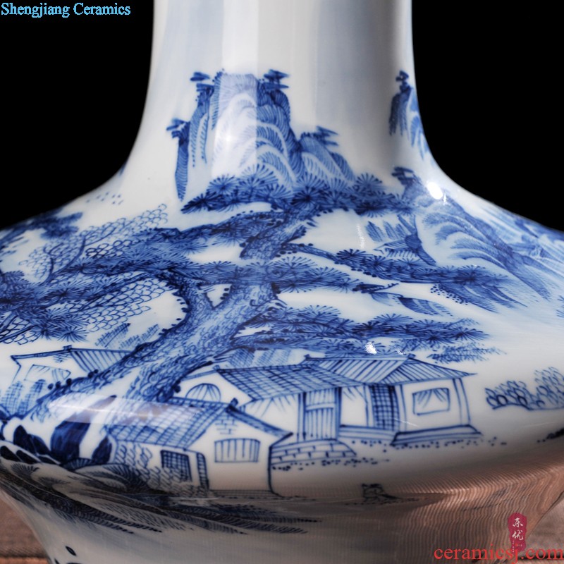 Jingdezhen ceramics porcelain imitation qianlong years wanda, vases, home sitting room of Chinese style classic decorative crafts