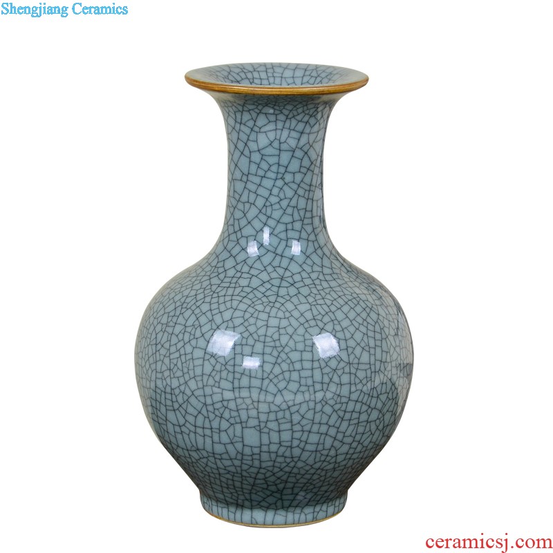 Jingdezhen ceramics flower arrangement of blue and white porcelain vase household adornment office furnishing articles little sitting room handicraft b9