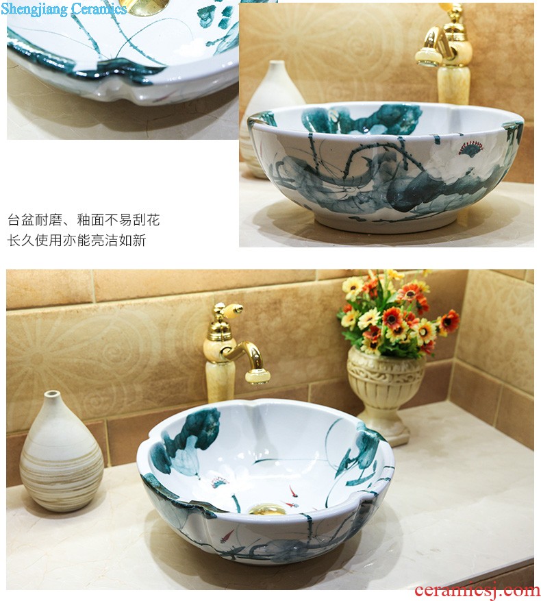 Koh larn qi ceramic wash mop pool large Mop pool slot diamond mop Drag the trumpet to mop sink basin of the balcony