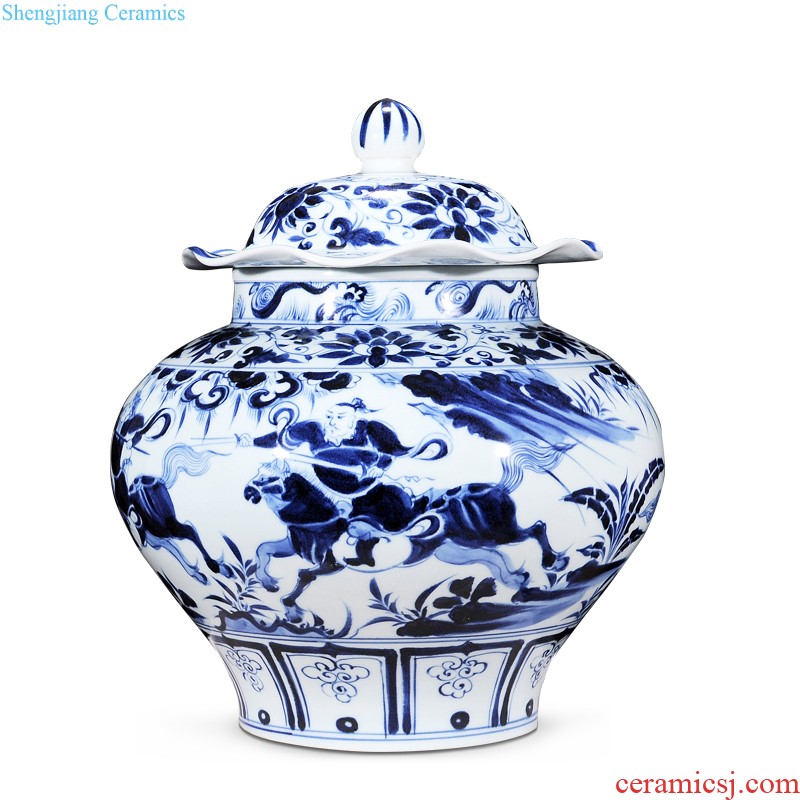 Jingdezhen ceramics hand-painted new Chinese vase snow home sitting room porch decoration as furnishing articles of handicraft