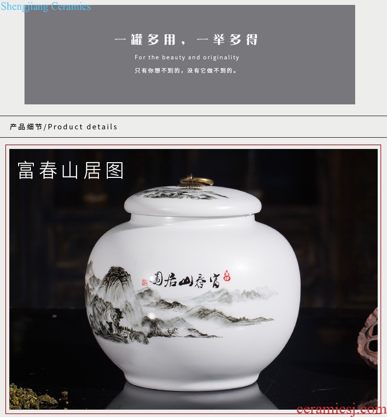 Jingdezhen ceramics China red vases, flower arrangement home sitting room small porcelain furnishing articles h1 wedding decorations