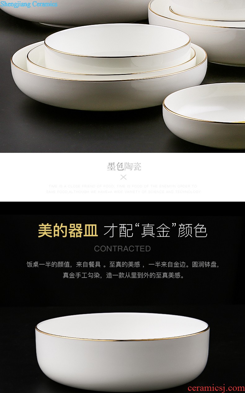 European bone China phnom penh dish household food dish fish dish creative ceramic dinner plate dishes tableware suit non-success que