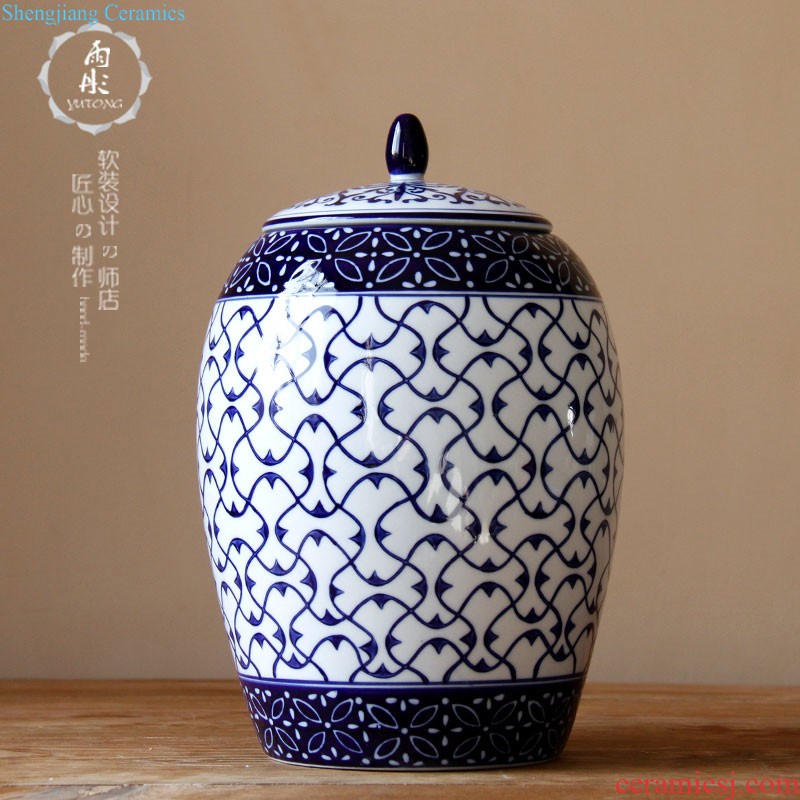 Rain tong home | jingdezhen ceramics powder enamel light drum decorative furnishing articles european-style home sitting room decoration porcelain