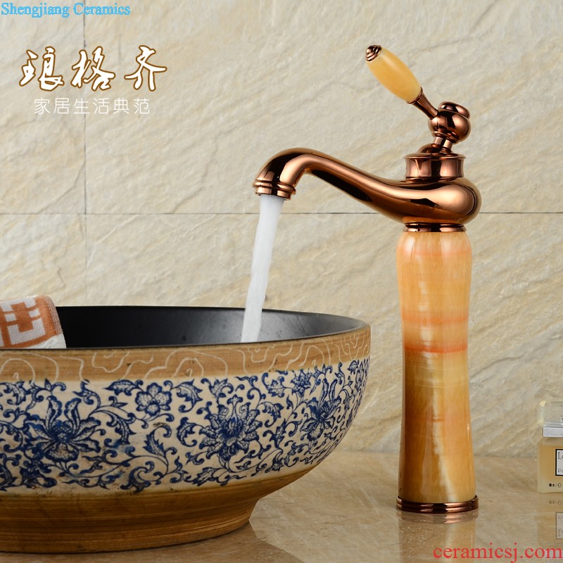 Koh larn, qi stage basin square square the lavabo Mosaic bathroom art basin basin ceramic lavatory basin