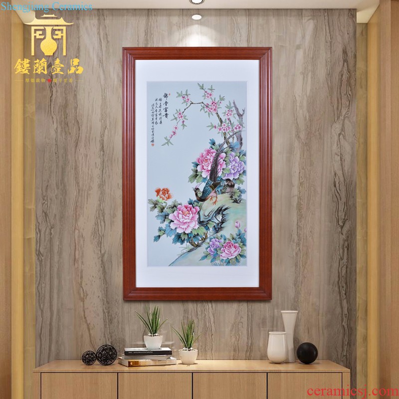 Jingdezhen ceramics imitation qing qianlong youligong flowers tea canister to storage tank sitting room adornment is placed