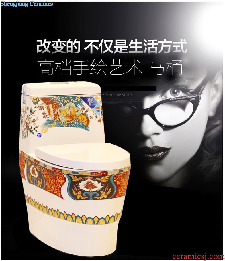 Koh larn, qi stage basin sink ceramic sanitary ware art basin washing a face of the basin that wash a face oval peony pollen