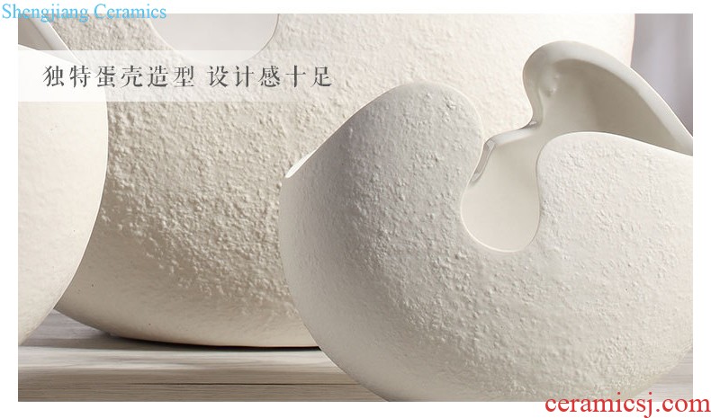 Jingdezhen ceramic vase sitting room place small flower flower implement floret bottle home decoration decoration