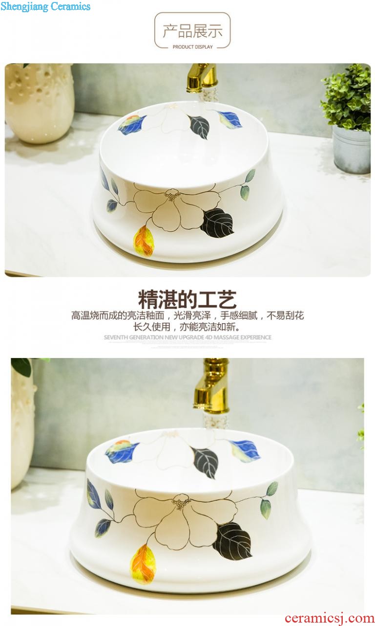 Koh larn, qi stage basin sink lavatory ceramic european-style bathroom art basin of the basin that wash a face