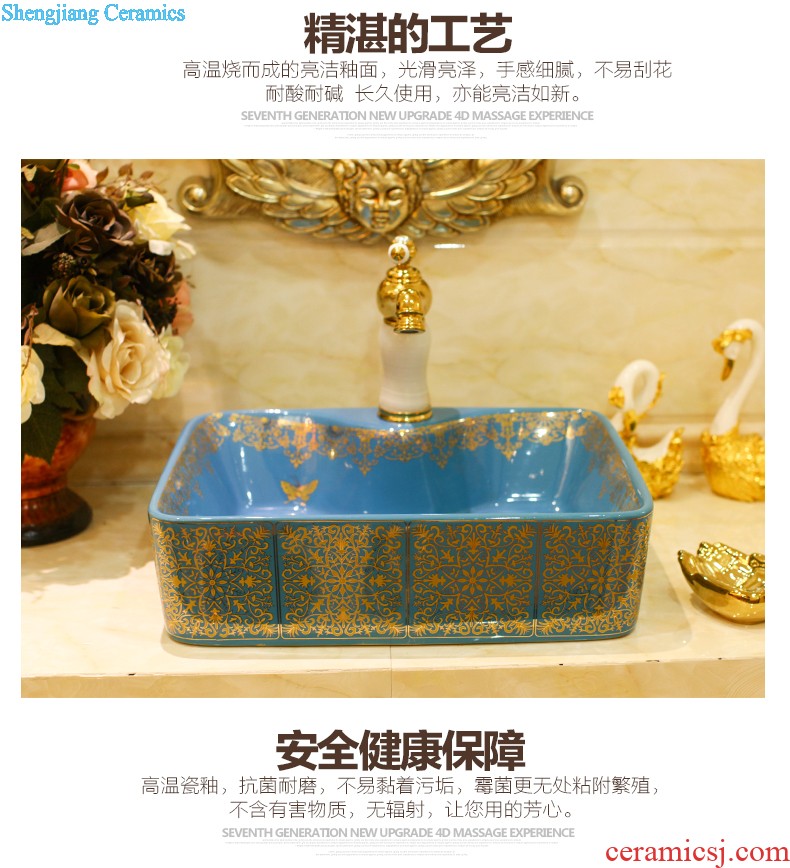 The package mail on bonsai, ceramic lavabo that defend bath lavatory basin art basin waist drum the colour it is