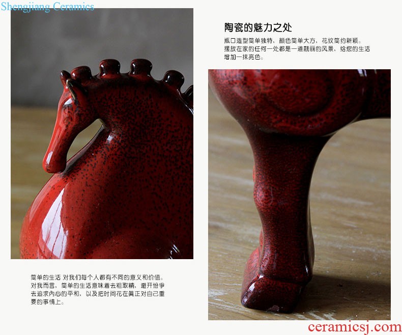 The rain tong home | jingdezhen ceramics colorful owl piggy bank tong qu furnishing articles cute owl '