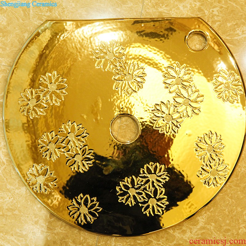 Koh larn lattice, jingdezhen ceramic toilet stage basin sink basin art basin sinks bionic marble