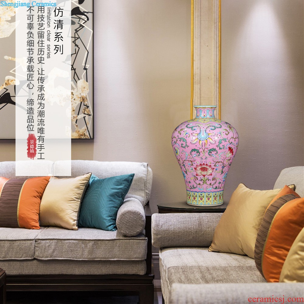 Dong-ming li gold medal Jingdezhen ceramic screen adornment porcelain plate painting Home sitting room adornment is placed