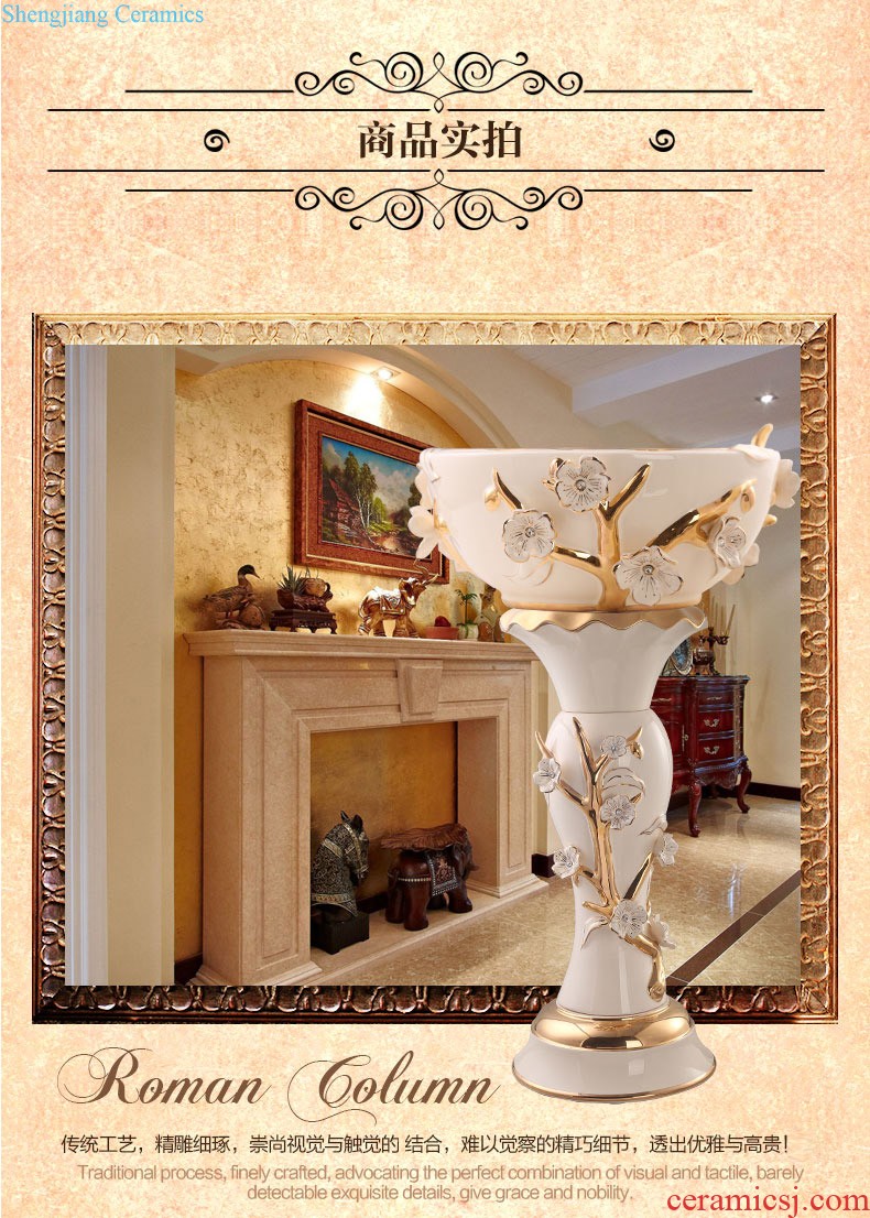 The Nordic household ceramic vase furnishing articles contracted sitting room creative pot of flower implement restaurant decoration bedroom dry flower arranging flowers