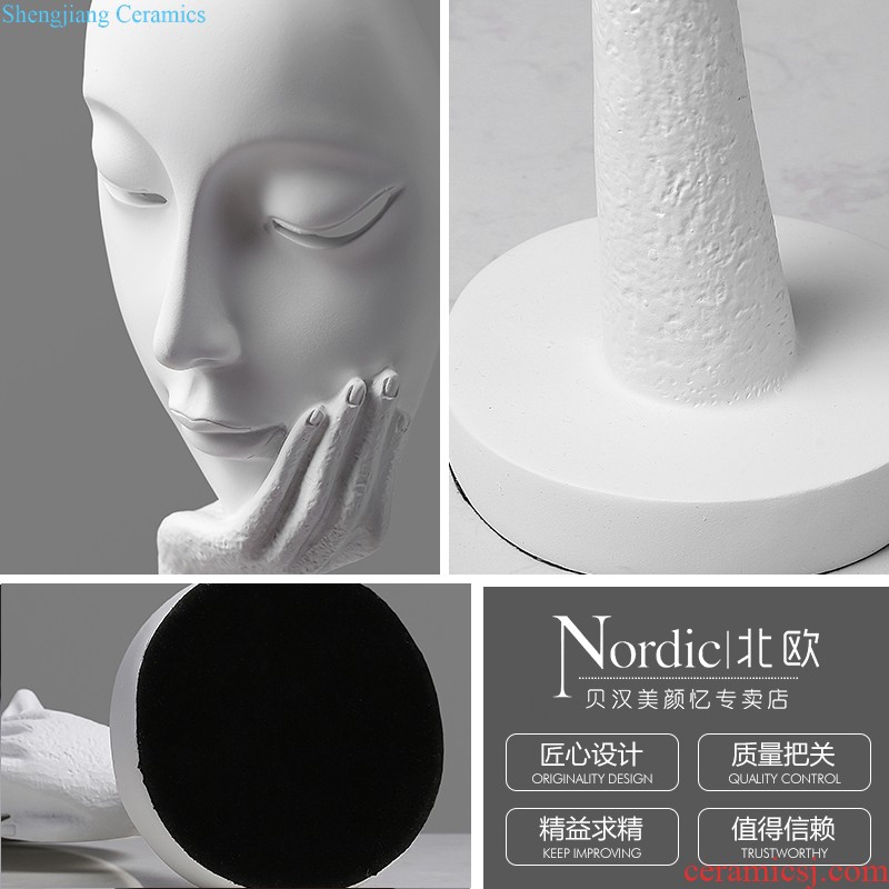 Nordic ins face vase furnishing articles home sitting room art flower arranging flowers exchanger with the ceramics decoration ideas contracted suit